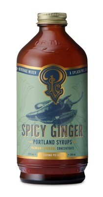 Portland Syrups - Spicy Ginger Syrup (12oz)