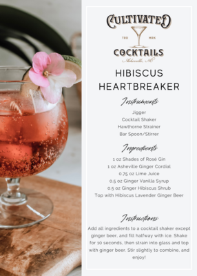 Cocktail Kit: Hibiscus Heartbreaker Cocktail Kit: Hibiscus Heartbreaker