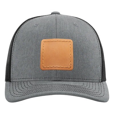 Oowee Products - Leather Patch Trucker Hats - CUSTOM LOGO