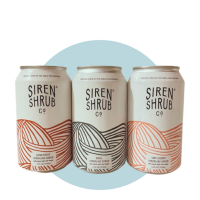 Siren Shrub Company LLC - Sparkling Shrub Flavor Explorer (3 flavors - 16 ea)