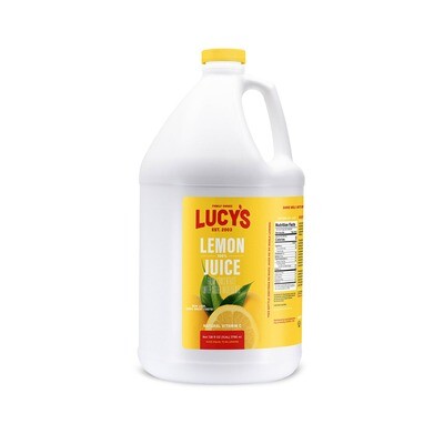 Lucy's - 100% Lemon Juice - 128oz