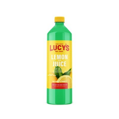 Lucy's - 100% Lemon Juice - 32oz