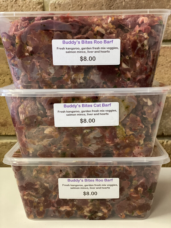 Kangaroo Cat Barf Mince 500gm (Fresh Wednesday / Thursday / Friday)