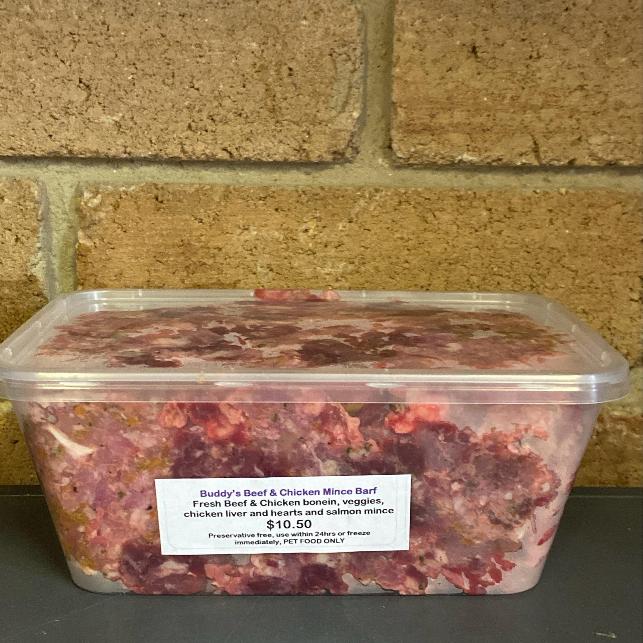 Beef & Chicken (Bonein) Barf [Dog]