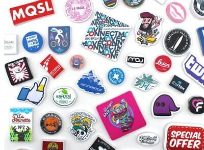 500 Shaped Stickers