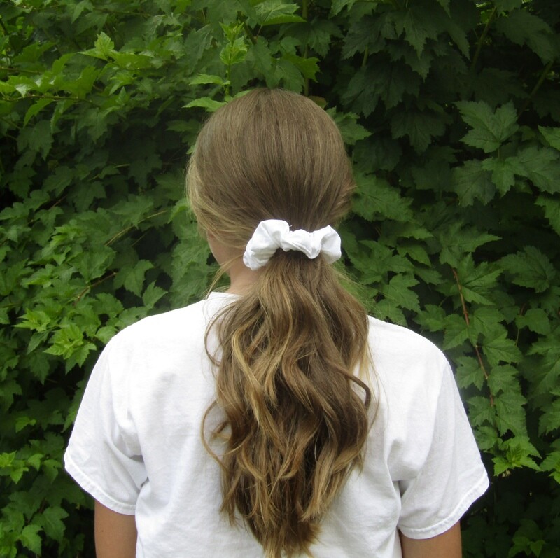 White Scrunchie