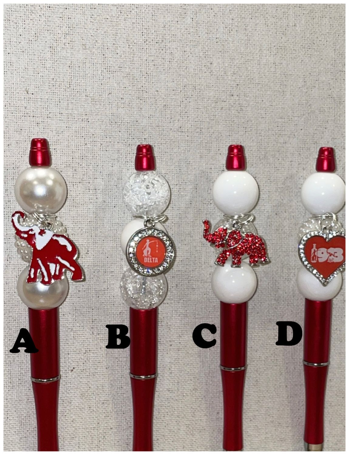 Delta Sorority Beaded Pen