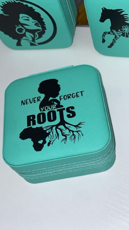 Never Forget Your Roots Travel Jewelry Box