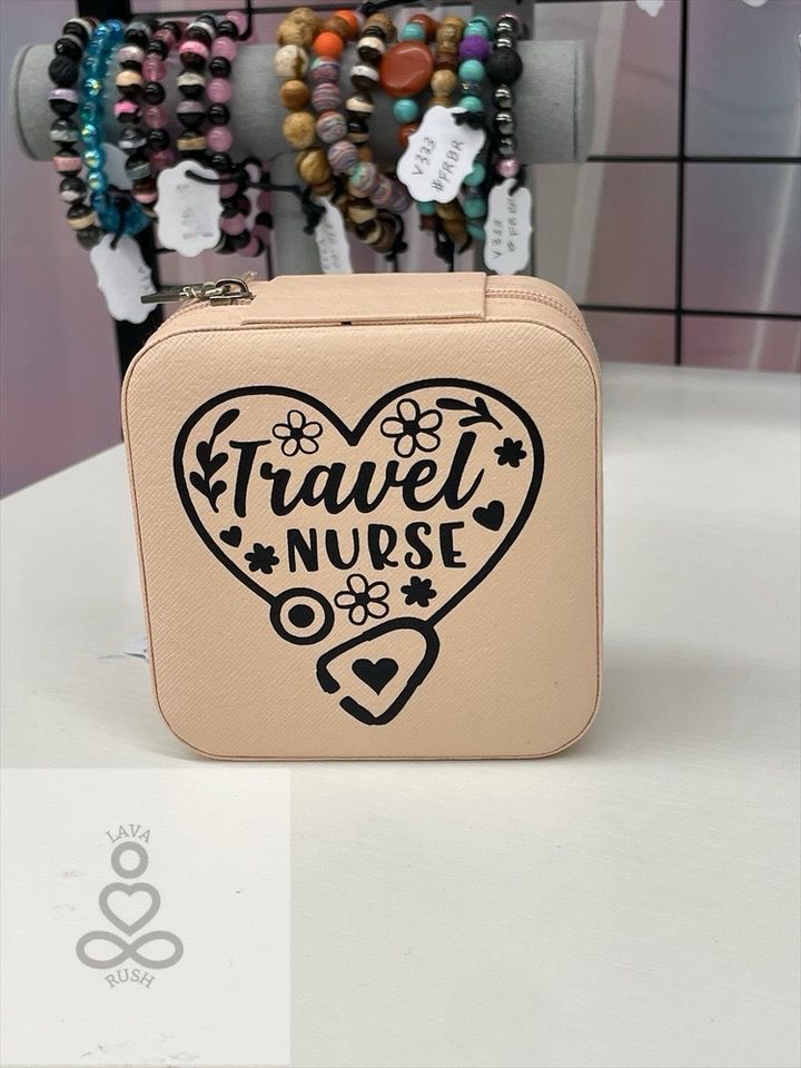 Nurse Travel Jewelry Box (Pink)