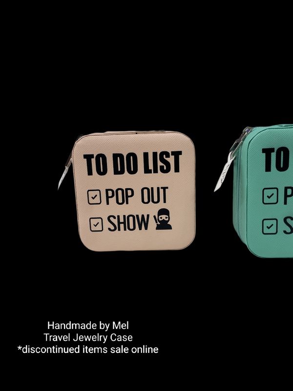 Pop Out &amp; Show To Do List Travel Jewelry Box (Pink)