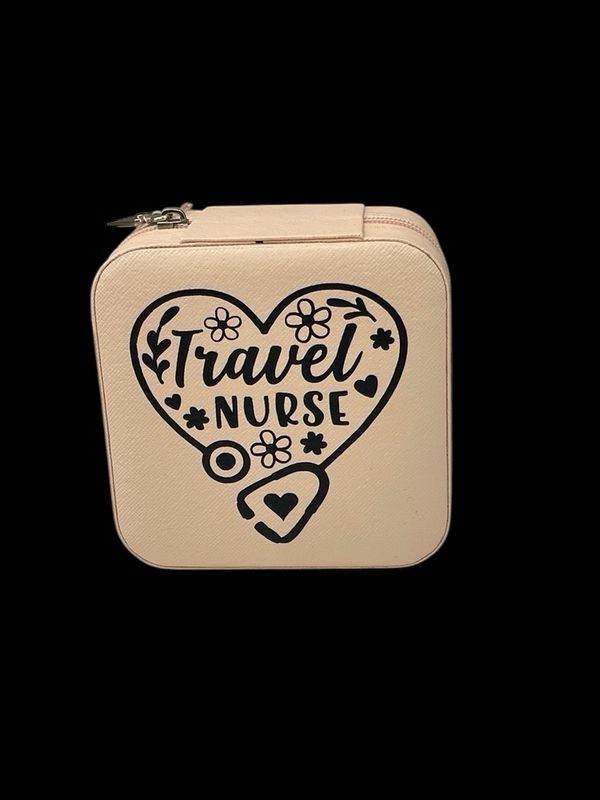 Nurse Travel Jewelry Box (Pink)