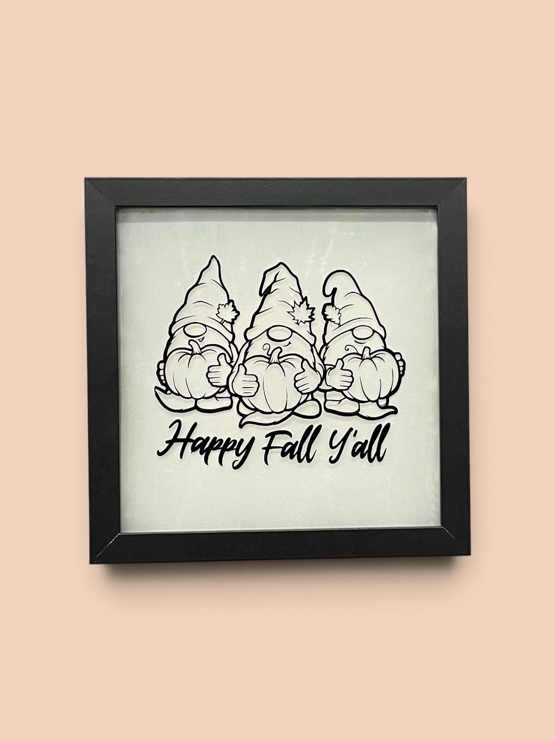 Happy Fall Y’all Lighted Shadow Box