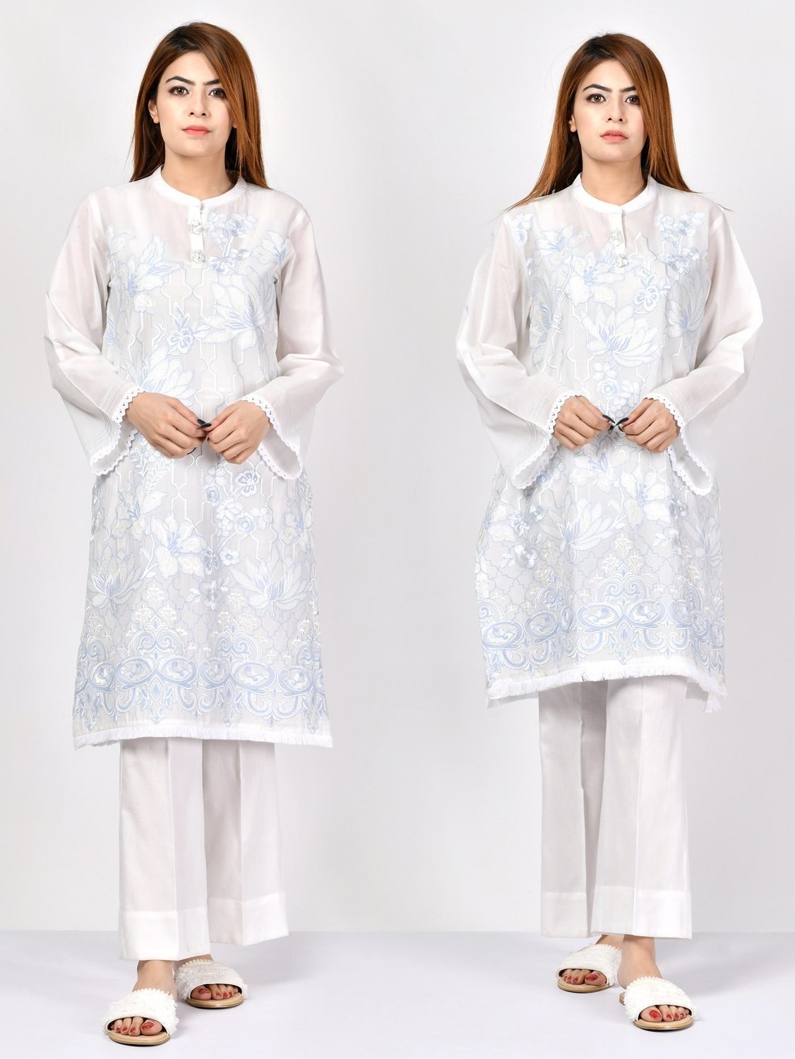 EMBROIDERED LAWN SHIRT