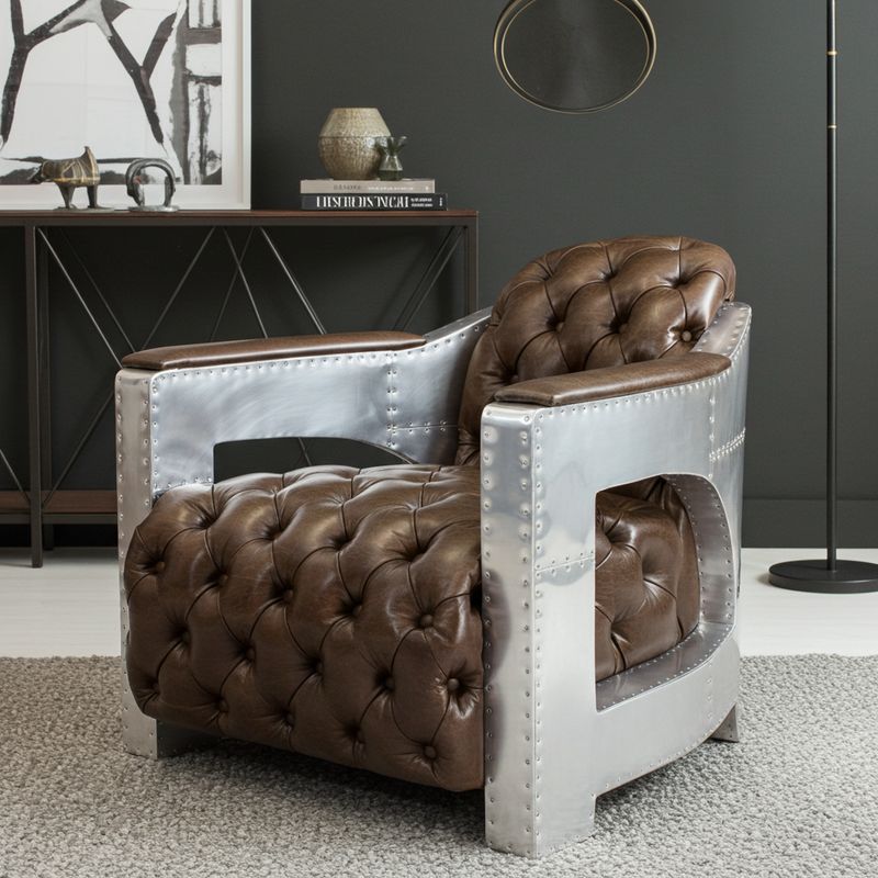 Aircraft Vintage Ledersessel Braun Clubsessel Aircraft Vintage Ledersessel Braun Clubsessel