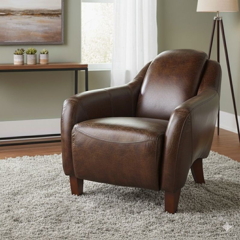 Vintage Ledersessel Braun - Lounge Clubsessel