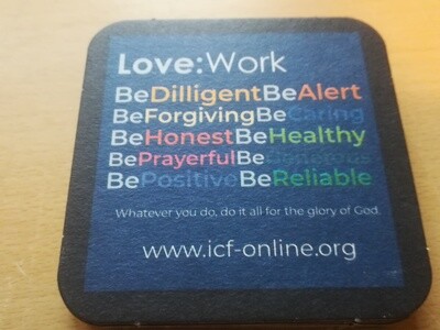 Love:Work  - 10 coasters