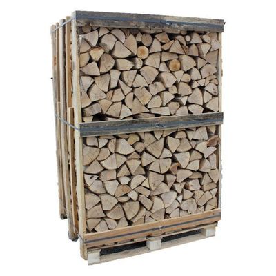 Bois de chauffage en 50cm - Palette de 2 stères - Bois déjà rangé sur une palette + Pack allumage