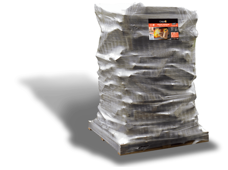 Bois de chauffage - Bûche de 25cm - 2400dm3 vrac Ballot Premium