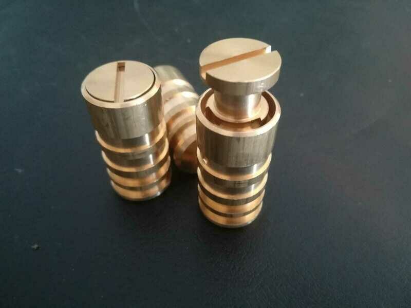 Kit n.10 tasselli a scomparsa in ottone