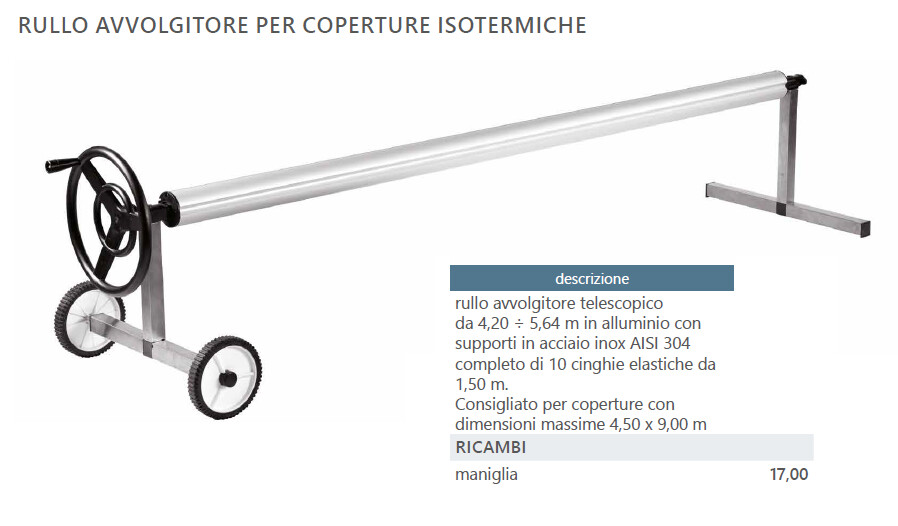 Rullo avvolgitore telescopico