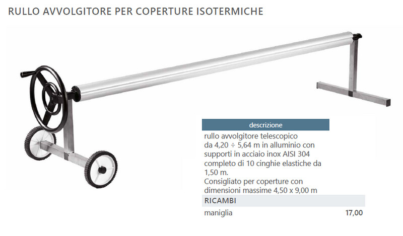 Rullo avvolgitore telescopico