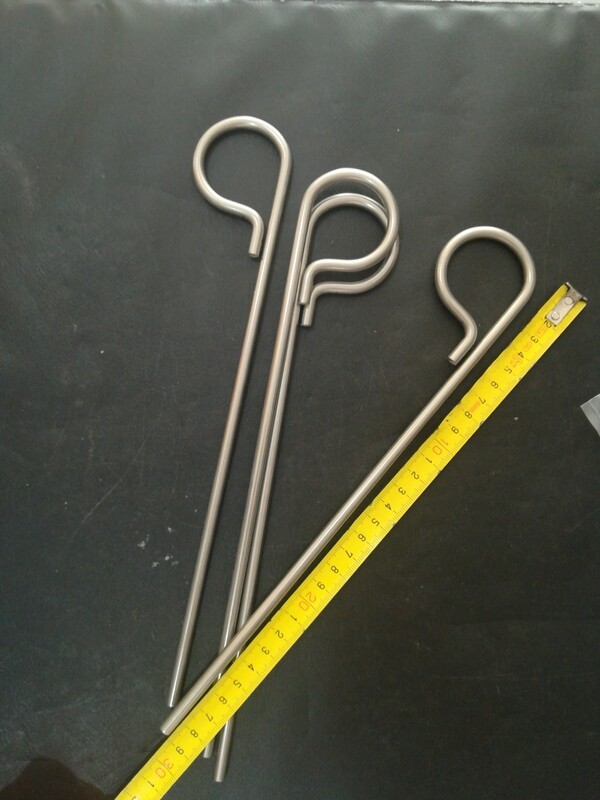 Kit n.10 picchetti a "P" L29,7 cm