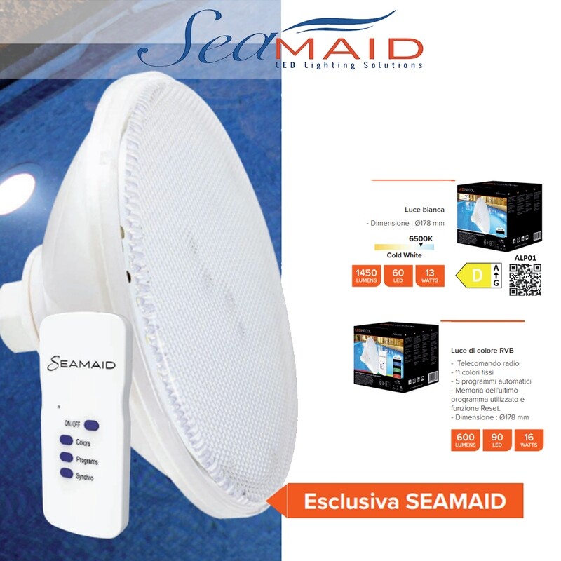 Lampada LED PAR56 ECOPROOF: bianca o RGB