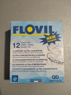 Flocculante concentrato 12 pastiglie FLOVIL