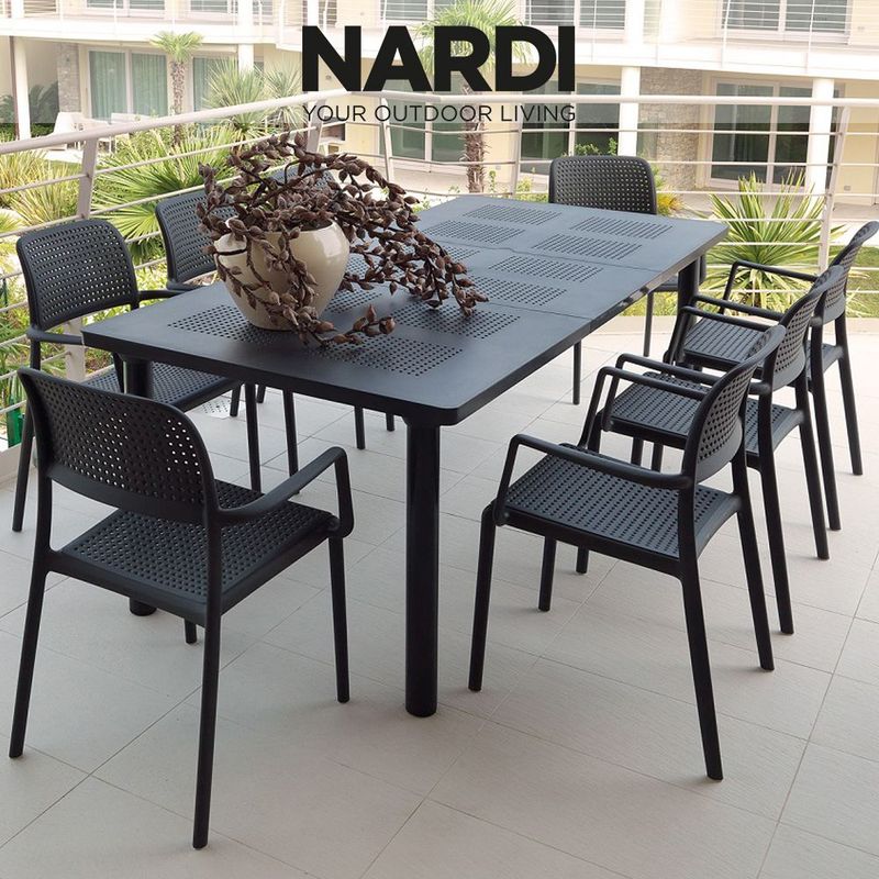 Set tavolo LIBECCIO 160 + 6 sedie BORA