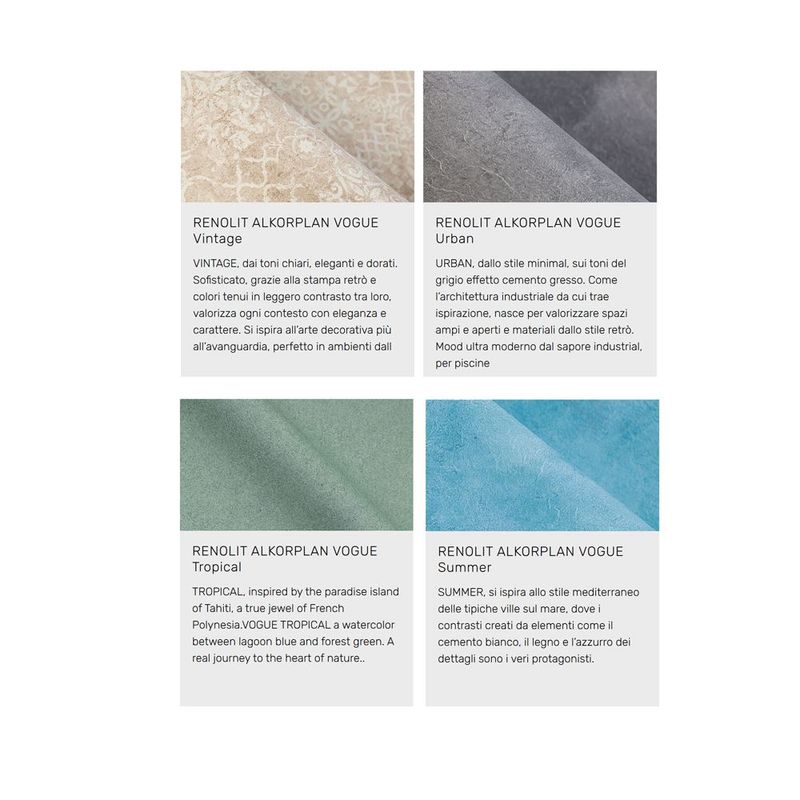 ALKORPLAN® VOGUE rotoli L25 H1,65 mt