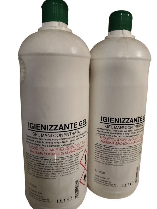 Igienizzante mani gel