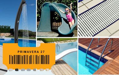Materiale esterno piscina