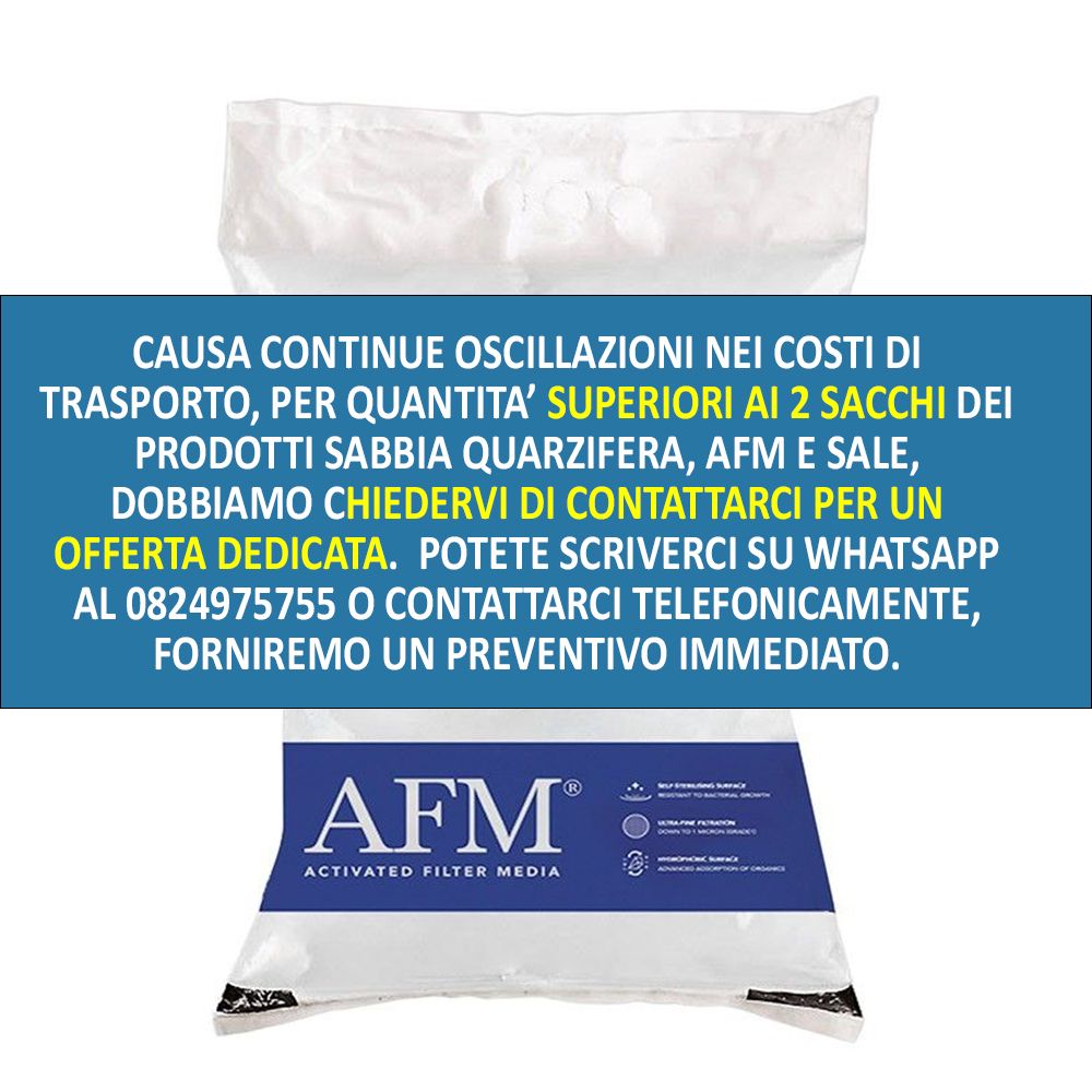 Sabbia in vetro ATTIVATO AFM ng: GRADO 1 da 0.4 - 0.7 Sabbia in vetro ATTIVATO AFM ng: GRADO 1 da 0.4 - 0.7