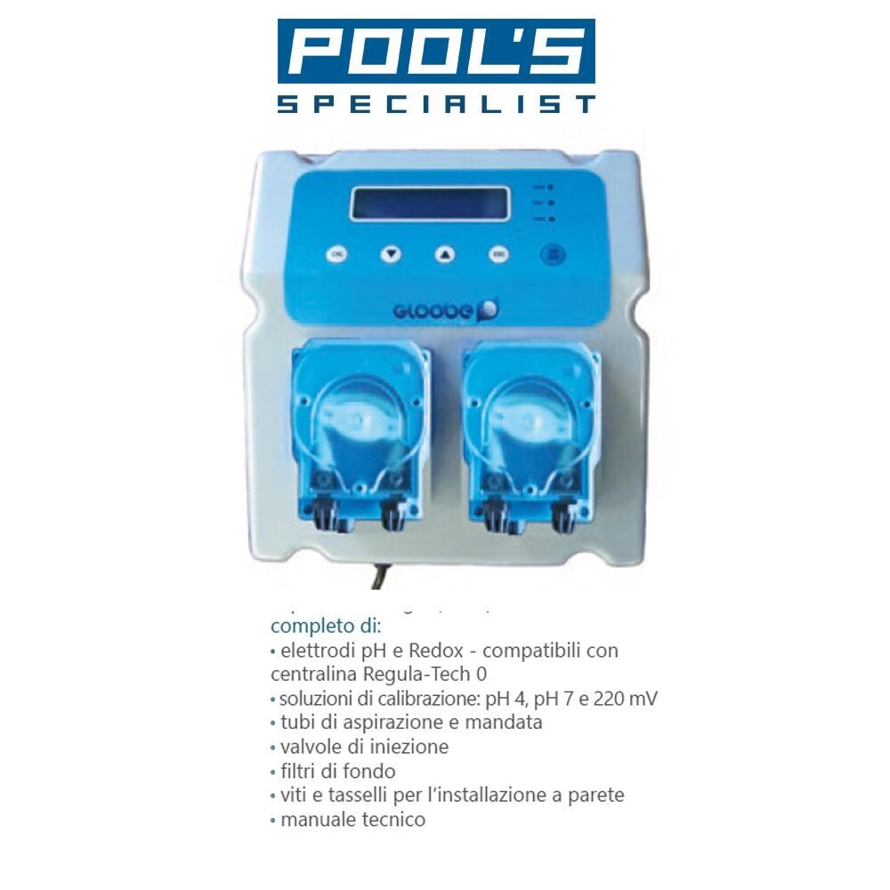 Pompa dosatrice AQUASAFE MultiGlo pH e Redox-Cloro