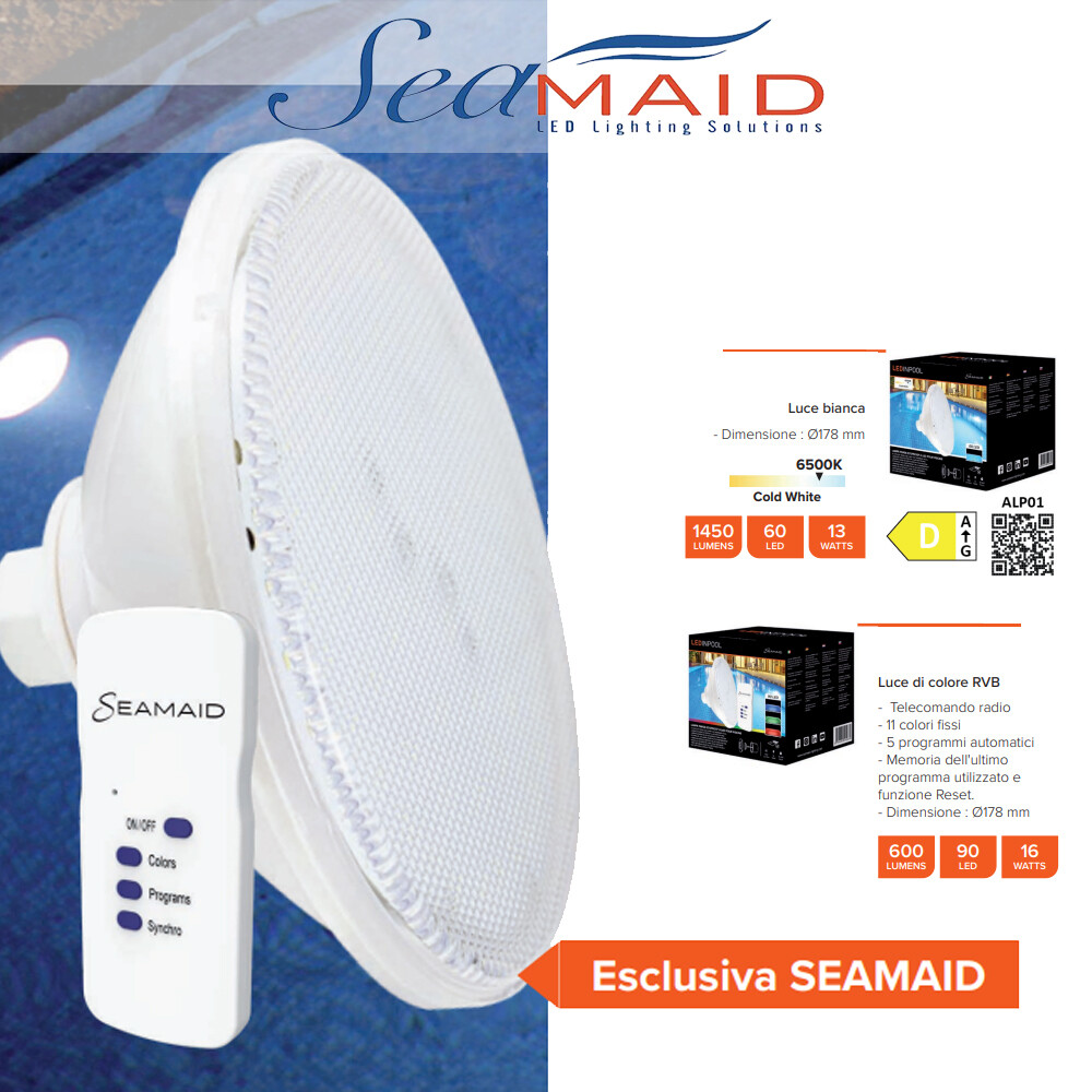 Lampada LED PAR56 ECOPROOF: bianca o RGB