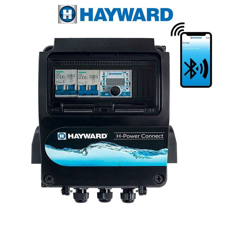 Quadro elettrico Hayward H-Power Connect con differenziale, trasformatore fari e Bluetooth