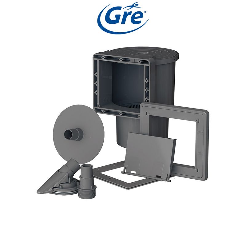 Skimmer per piscina Gre- Grigio