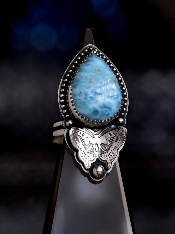 Larimar Butterly Ring | US 6 3/4 - 7
