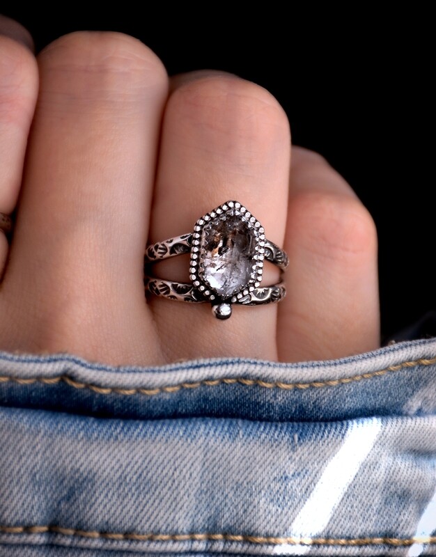 Herkimer Diamond Ring | 8.75 / 9