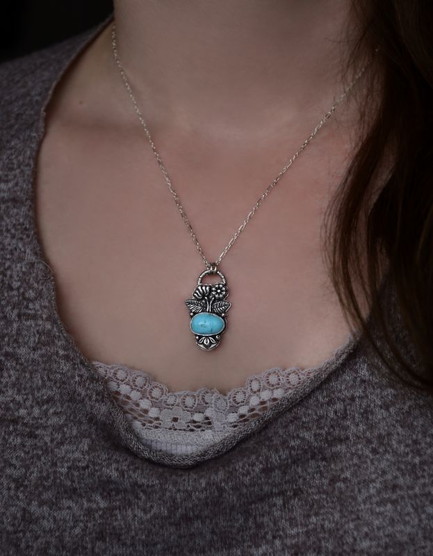Turquoise Garden Necklace