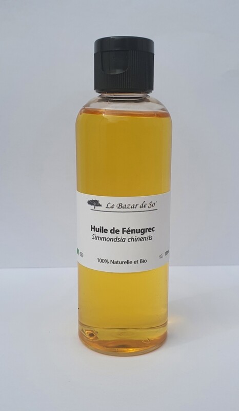 Huile de Fenugrec certifiée 100% pure et Bio - 100ml
