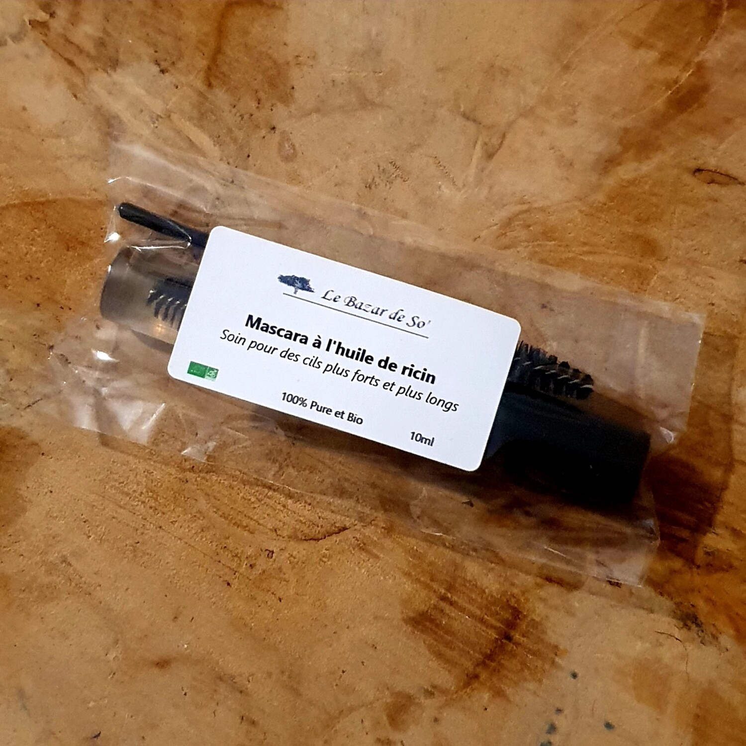 Mascara à l&#39;huile de ricin pure et bio  - 10ml