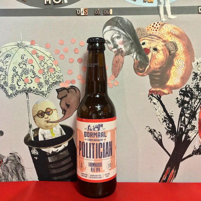 HOF TEN DORMAAL -  POLITICIAN FARMHOUSE RYE IPA 33cl