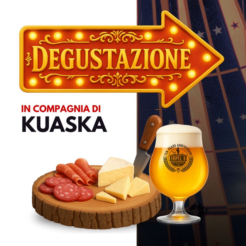 #TRIPELBFEST25 🍻 DEGUSTAZIONE & BEER TALK CON KUASKA