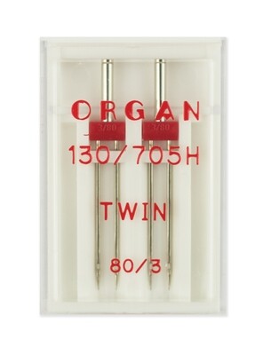 Иглы двойные стандарт № 80/3.0, Organ