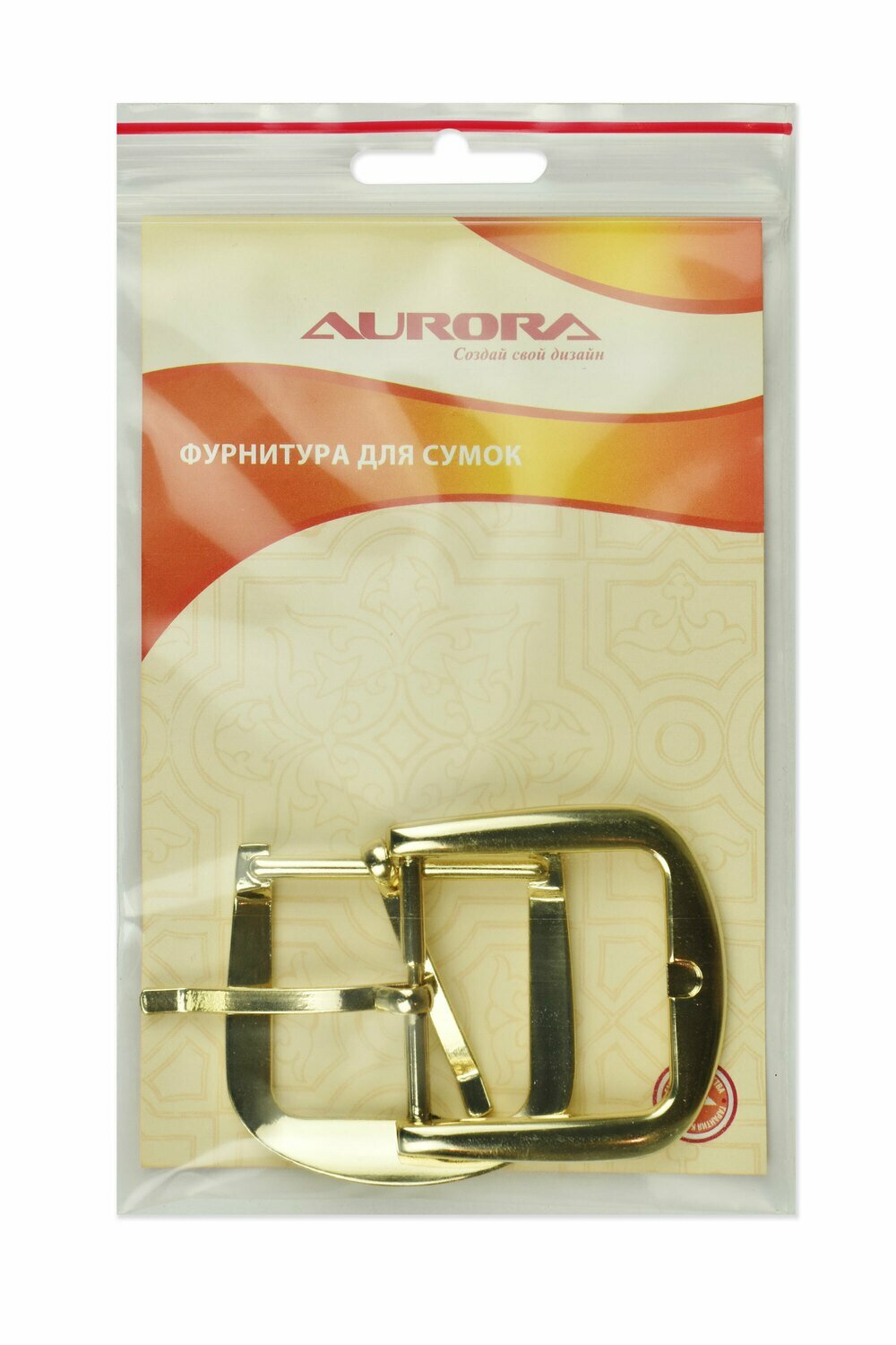 Пряжка золото, 50*38мм Aurora