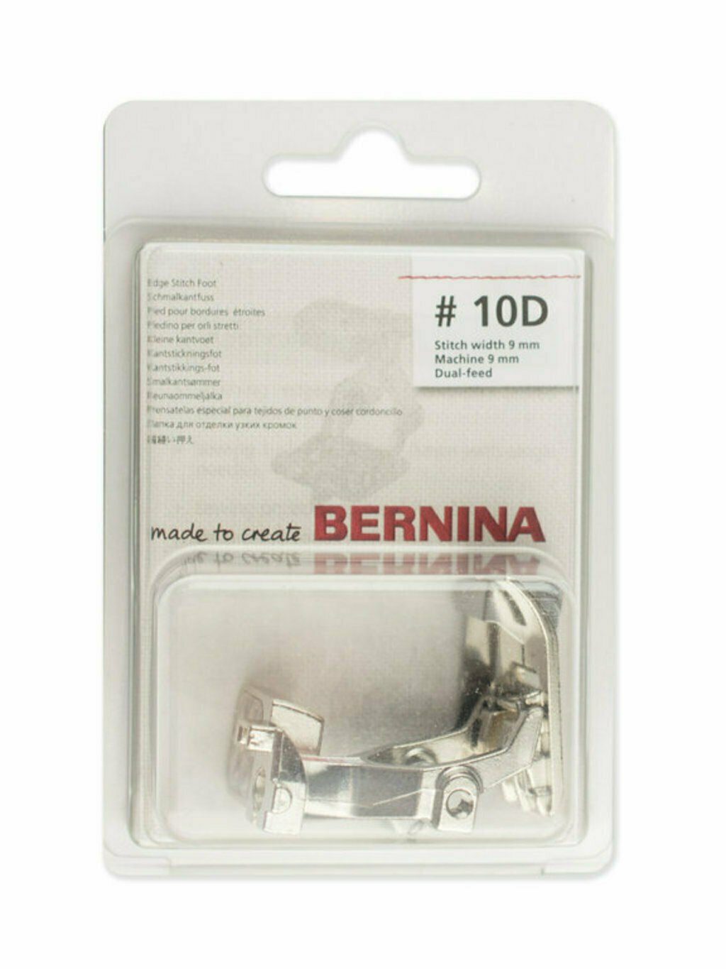 Лапка №10D для краевых швов Bernina