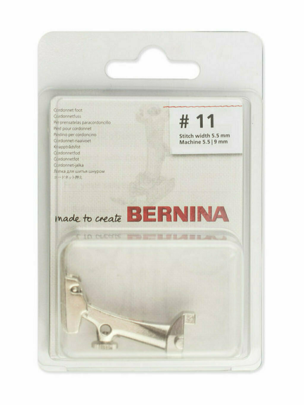 Лапка №11 для шитья шнуром Bernina
