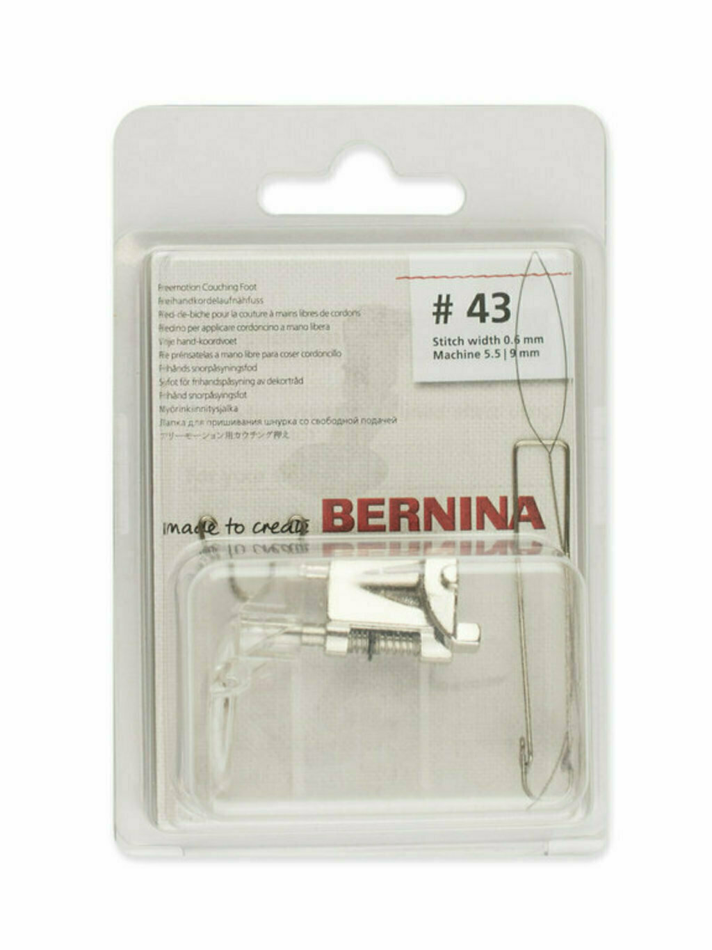 Лапка №43 для пришивания шнура Bernina
