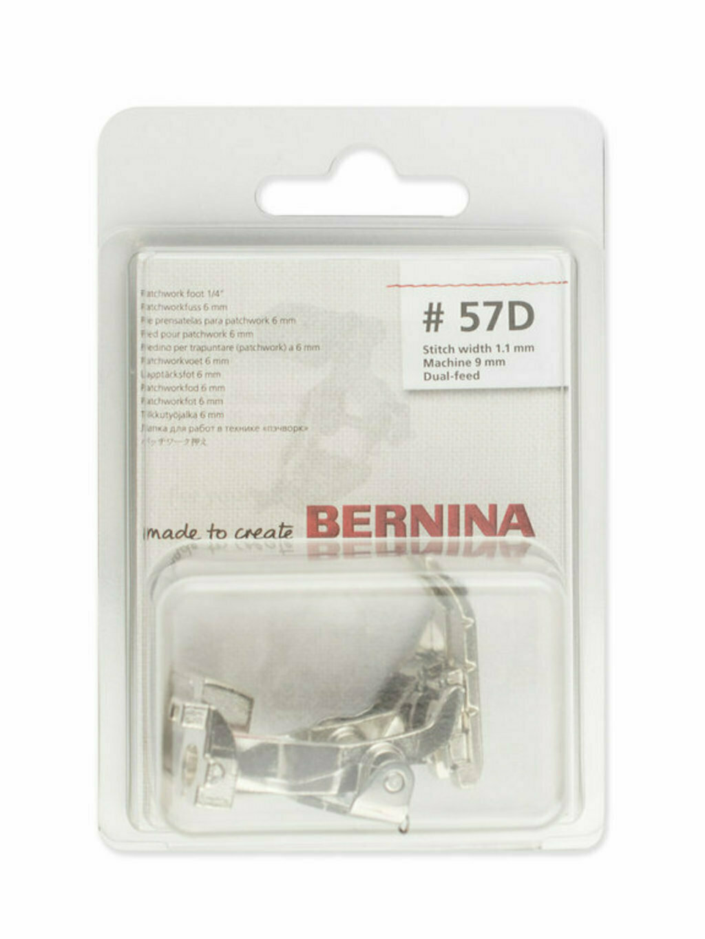 Лапка №57D для пэчворка Bernina